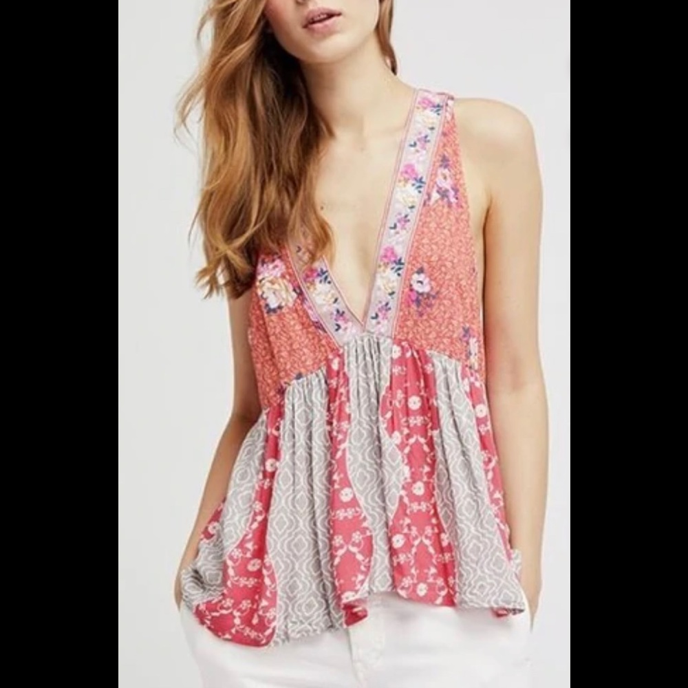 Free People NWT DREAM DARLIN' TANK TOP